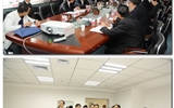 兰州大学党委书记袁占亭到我院调研指导工作